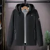 Men's Jackets Women White Windbreaker Jacket With Hood Casual Over Size Autumn Winter Warm Loose Thick Short Outwear 2023