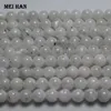 Meihan bütün yaklaşık 48Beads gerçek bir 8mm -0 2 gökkuşağı aytaşı pürüzsüz yuvarlak gevşek boncuklar Mücevher Yapma 200930288s