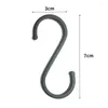 Hooks 5 PCS Space Aluminuml Practical S Shape Kitchen Reling Hanger Haak Clasphouder voor hangende kleding handtas