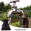 Kitchen Faucets Winter Faucet Cover Waterproof Outdoor Freeze Protection Sock Outside Garden Reusable Tap Protector Anti-Freeze Hose Bib