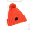 Chapeau d'hiver Bonnet de luxe de luxe pour hommes, casquette classique, lettre, couleur unie, bonnet en laine pour femmes et hommes, bonnets simples