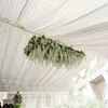 Torkade blommor 12st konstgjorda wisteria hängande krans bröllop hem trädgård dekoration vinratt rotting falska blommsträng takförsörjning 231130
