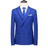 Costumes pour hommes Blazers Marque Vêtements Hommes Double Breasted Business SuitMale Slim Fit Costume JacketsMan Loisirs Marié Robe Plus Taille S6XL 231129