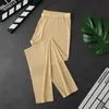 Men's Thermal Underwear Sexy Mens Transparent Ice Silk Ultra-thin Transparent Thermal Leggings Long Johns Lounge Tight Pants Underwear L231130
