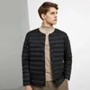 Herrenjacken Winter Herren Liner Warme Daunenjacke 2023 Neue Herren Leichte, verstaubare O-Ausschnitt Variable V-Ausschnitt Pufferjacken Marke Herrenbekleidung L231130