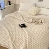 Dekens Winter Pluizig Pluche Gooi Deken Effen Kleur Comfortabel Volwassen Bed Quilt Zacht Warm Beddengoed Sprei voor Slaapbank 231129