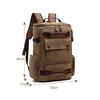 Schooltassen Herenrugzak Vintage Canvas Tas Reizen Grote capaciteit Laptop Hoge kwaliteit 231130