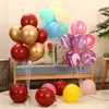 Christmas Decorations 7tubes Wedding Table Balloon Stand Holder Support Floating Decoration Baby Shower Birthday Decor 231130