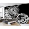 Wallpapers Custom 3D Animal Ferocious Spotted Tiger Living Room Bedroom Kitchen Home Decor Painting Mural Wallpaper Modern Wall Drop Dhikg