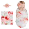 Filtar Swaddling Peony Pattern Baby Swaddle unisex filt mjuk silkeslen lätt unisex filt bekväm och andningsbar R231130