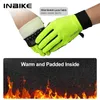 Sports Gloves INBIKE Winter Cycling for Men Women Warm Fleece Biking Glove Riding Bicycle Waterproof Touchscreen Accessories 231129