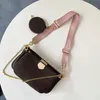 Sac de créateur Felicie Pochette Chaines Sacs à bandoulières mode Retail en cuir crayon Crossbodybags Hands Femme Chain Mini Wallet 3 pièces PAS BOX