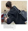 A Kaily – sac à bandoulière large en cuir véritable pour femmes, sac de haute qualité à motif de paume, sac à bandoulière unique, nouvelle collection printemps été 2023
