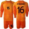 Equipo nacional Portero Fútbol de manga larga Hugo Lloris Jersey Conjunto Portero GK 16 Steve Mandanda 23 Alphonse Areola 23 Mike Maignan Kits de camiseta de fútbol Mans FaGuo