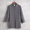 Men's Jackets Chinese Traditional 2023 Dress Medium Long Linen Tang Suit Spring Autumn Plus Size Coat Men Clothing Loose Hanfu Male