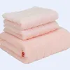 Towel 2PCS Ladies Family Bathroom Cotton Face Set 34X74CM Absorbent Soft Bath El SPA Men Beachtowel 70X140CM