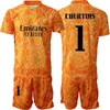 Club Team Heren Voetbal Doelman Paco Buyo Jersey Set 2022-23 GK Lange Mouw 25 Kepa Arrizabalaga Andriy Lunin Thibaut Courtois Iker Casillas Voetbalshirt HuangMa