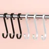 Crochets 5 PCS Space Aluminiuml Pratique S Forme Cuisine Garde-corps Cintre Crochet Fermoir Titulaire Pour Suspendre Vêtements Sac À Main