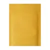 Sacs de courrier 50/100 pièces jaune papier Kraft enveloppes à bulles emballage enveloppes rembourrées auto-scellantes Poly doublé pour les affaires 230428