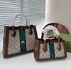 Dameshandtas Designer Enkele schoudertas Dubbele letter Vintage bakken Handtas van topkwaliteit Grote capaciteit Crossbodytassen in twee maten