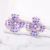 Orecchini pendenti JURAN Vintage lega fiore smalto per donna 2023 tendenza gioielli geometrici Boho accessori per feste estive all'ingrosso