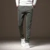 Men's Pants MINGYU Brand Classic Work Stretch Cargo Pants Men Cotton Slim Fit Grey Green Korea Autumn Winter Thick Casual Trousers Male 231129