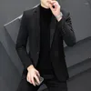 Ternos Masculinos De Algodão Engrossado Terno Jaqueta Casual Uniforme Versão Coreana Tendência Yuppie Bonito