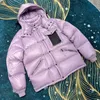 Parkas en duvet pour femmes M Mengjia doudoune femme doit être masquée 2023 brillant nouvelle version haute duvet d'oie super épais double boutonnage