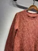 Maglioni da donna misto lana scava fuori maglione lavorato a maglia 2023 inizio autunno manica lunga slim intrecciato maglieria all'uncinetto Pullover Top