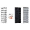 Organisation 28 grandes poches Organisateur de chaussures suspendues sur le porte-chaussures de porte pour porte-placard Rangement de rangement Mesh Habilleur