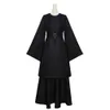 Cosplay Costume Valak Black Uniform Robe Suit Halloween Party Demon Nun Performance Clothes