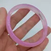 64MM gecertificeerde natuurlijke Agaat Chalcedoon roze sieraden armband