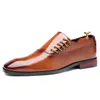 Scarpe eleganti 2023 Moda uomo Design in pelle Classic Oxford stringate casual di alta qualità Taglie forti 37-48