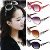 Lunettes de soleil Femme Anti-Ultraviolet Jade Crystal Texture Gradient Noir Outdoor Oculos Sol Feminino