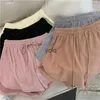 Damen-Shorts, Sommer, übergroß, hochelastisch, Schnürung, Dstring, weites Bein, locker, lässig, Fitness, Laufen, Sporthose, S-4XLyolq