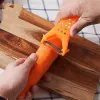 Ispessimento doppia testa coltello da cucina pelapatate in plastica cucina domestica frutta patate grattugia multifunzione all'ingrosso tt0430