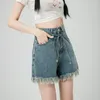 Kvinnors jeans byxor y2k streetwear 2023 koreanska mode denim shorts lastkläder kvinnor kawaii de mujer sommar sexiga kläder