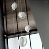 ペンダントランプモダンな回転ムーンシャンデリアベッドルームレストランバーリビングルーム階段ベッドサイド廊下照明インテリア装飾ペンダント