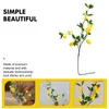 Dekorativa blommor 2 PCS Artificial Branch Vase Filling Ornament Spring Table Decorations Dining Pick Filler Plast Tree Fling