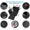 Dog Car Seat Covers New Double Zip Pet Cushion Waterproof And Dirt Resistant Dogs Backseat Protect Pad Black Gray Appliancevaiduryd