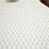 Saia de cama de cor sólida antiderrapante protetor de colchão mais colcha de algodão com lençol único de algodão único duplo branco 231129