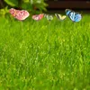 Decorative Flowers 5Pcs Garden Stakes Decor Fake Butterflies For Home Yard