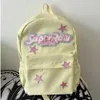 Zaini per la scuola Zaini per ragazze carine giapponesi Kawaii Lettera Star Sweet Zaini per tutti i fiammiferi Y2k Borse per donna vintage alla moda Harajuku estetiche 230428