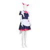 Anime Wahira Nagomi Cosplay Kostüm Akiba War Maid Kleider und Accessoires Einzelhandel Damen Perücke Kopfbedeckung