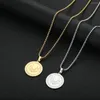 Pendant Necklaces Stainless Symbol Of Necklace Women Men Amulet Charm Moon Myth Goddess The Hunt Chain Jewelry