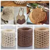 Yarn 200m Natural Raffia Str Yarn For Hand-Knitted Crocheting Rafia Str Paper Yarn DIY Handmade Summer Str Sunhat Beach Bag L231130