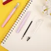 20Pcs/Lot Creative Multicolor Mini Gel Pen 0.5mm Black Refill Portable Signature Cute Kids School Stationery Office Supplies