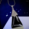 Hangende kettingen trui ketens sieraden voor vrouwen kristallen steen geometrie onregelmatige ketting zilveren kleur kralen lang