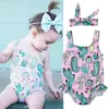 Kläder sätter lioRaitiin mode född småbarn baby flicka bad baddräkt badkläder simning tankini bikini kläder