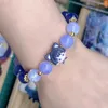 Länk armband handgjorda elastiska rep kvinnor födelsedag smycken genshin påverkan vandrare lera söt avatar mode fans eleganta kristallpärlor